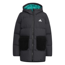 adidas Winter-Daunenjacke Badge of Sport Long Length schwarz Kinder